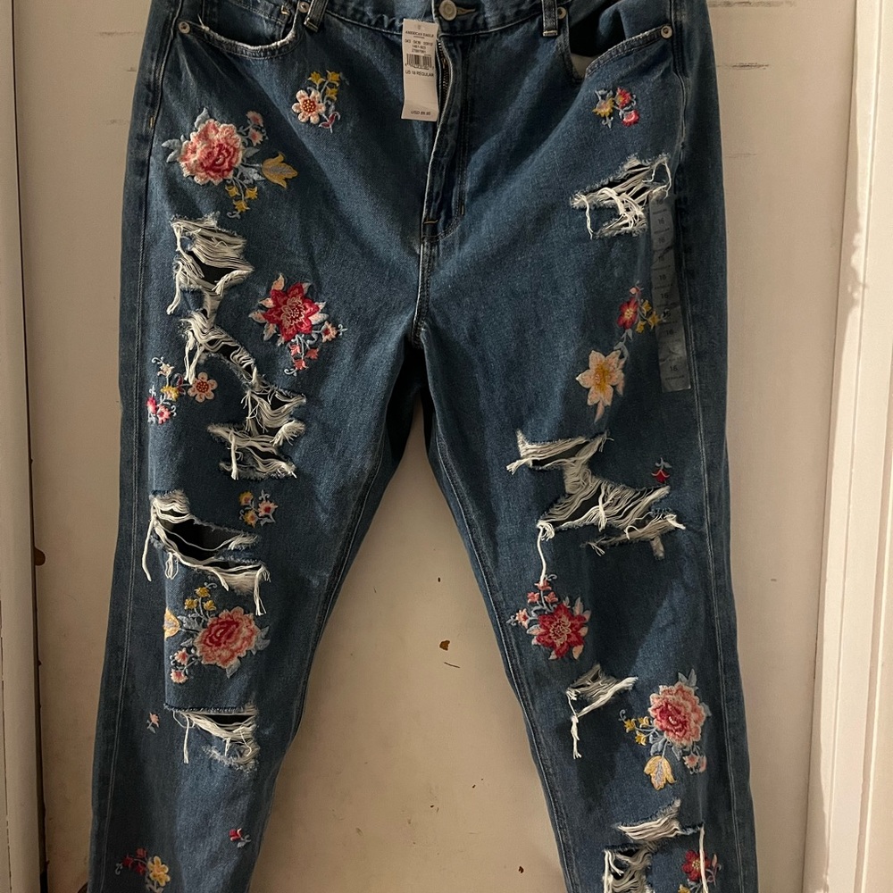 American eagle jeans (never worn) size 16